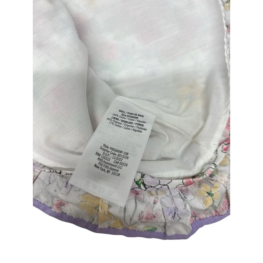 Pippa & Julie Baby Girl Floral Bunny Print Ruffled Dress Easter Spring 18 Months